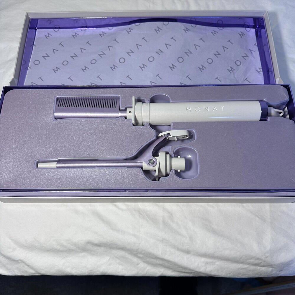MONAT INTERCHANGEABLE HOT COMB & 9mm CURLING ROD STRAIGHTEN or CURL